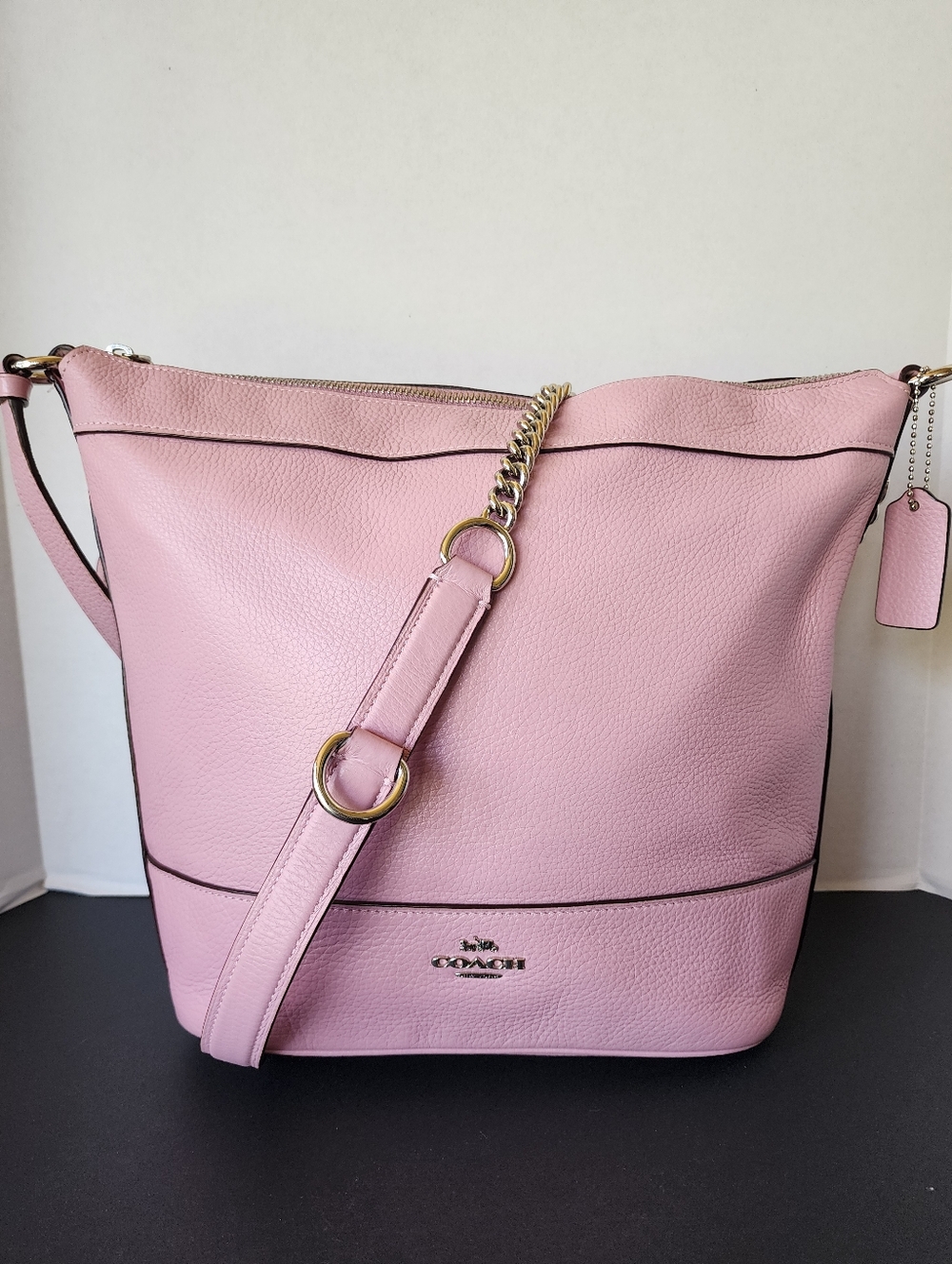 2019 Coach Paxton 2-way convertible duffle, tulip pink